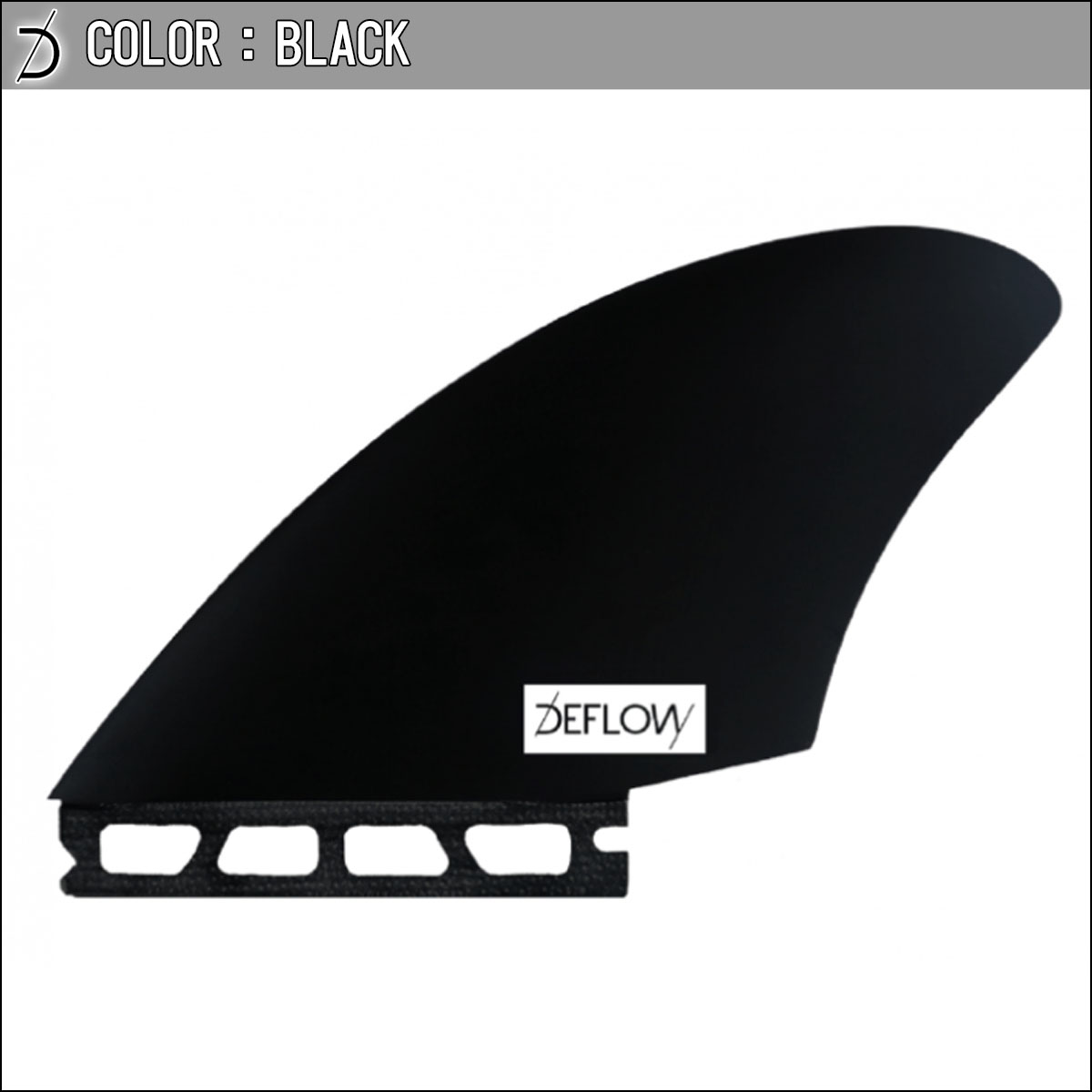 小さめツイン　美品　DEFLOW ツインフィン　キールフィン DEFLOW デフロウ フィン KEEL TWIN FIN BLACK キールツインフィン