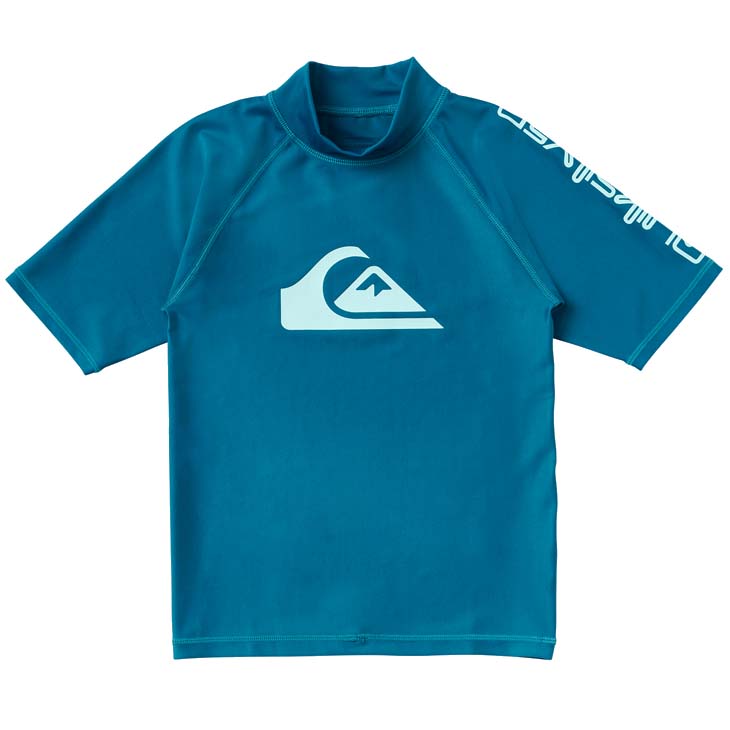 23 SS Quiksilver クイックシルバー 半袖ラッシュガード ALL TIME SR YOUTH UPF50+ キッズ ボーイ KLY231022 日本正規品｜stradiy｜04