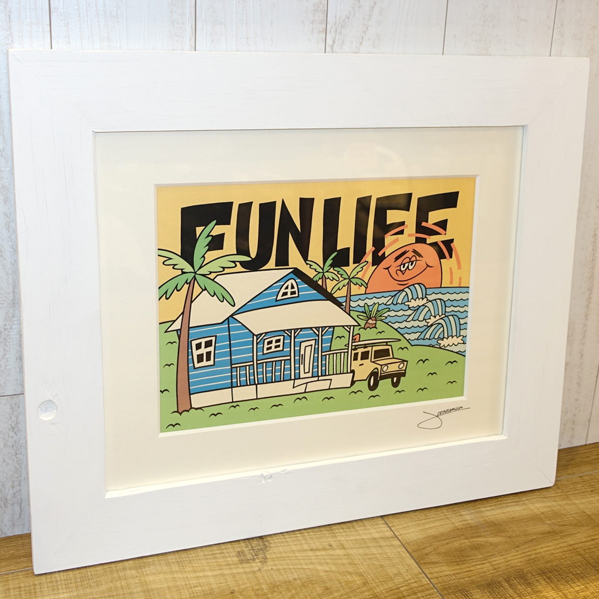 アートフレーム　額縁　ルーズマン LOOSEMAN ルーズマン アートプリント FUN LIFE Art Print