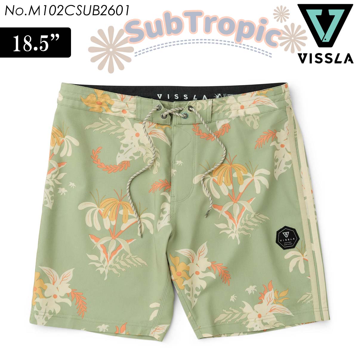 VISSLA（ヴィスラ） 26 VISSLA ボードショーツ Sub Tropic サーフ