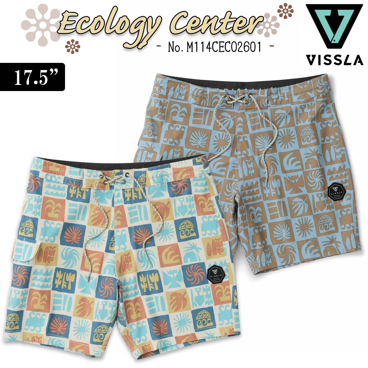 VISSLA（ヴィスラ） 26 VISSLA ボードショーツ Ecology Center サーフ