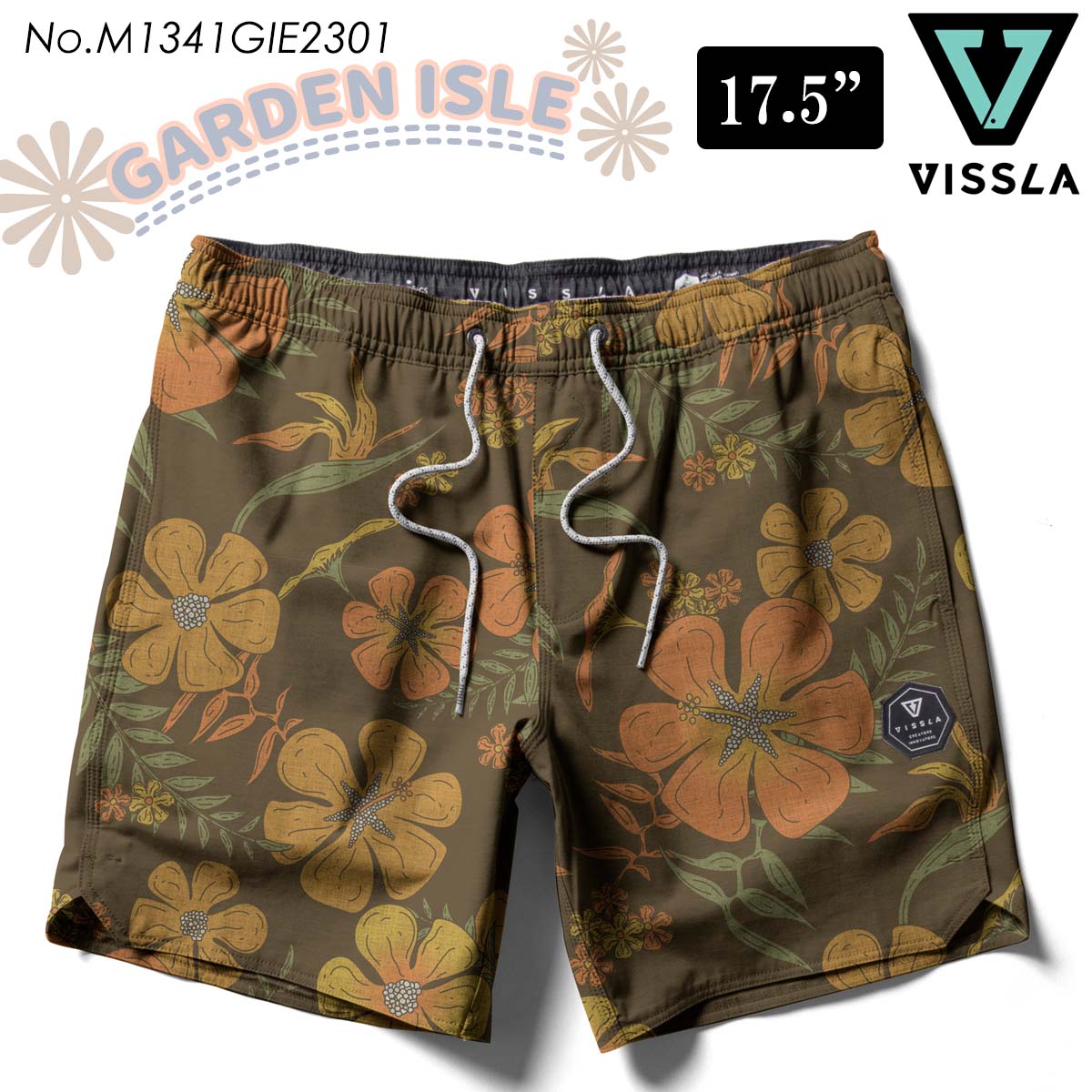 70％以上節約 23 VISSLA ヴィスラ ボードショーツ GARDEN ISLE サーフ