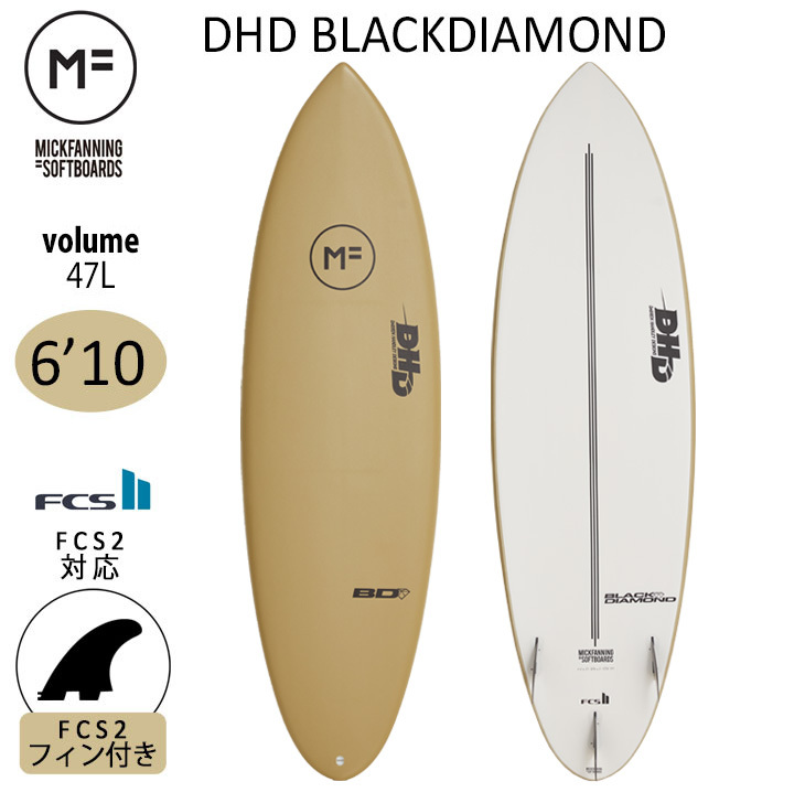 ミックファニング｜ソフトボード｜BLACK DIAMOND｜6´6｜引き取り限定-