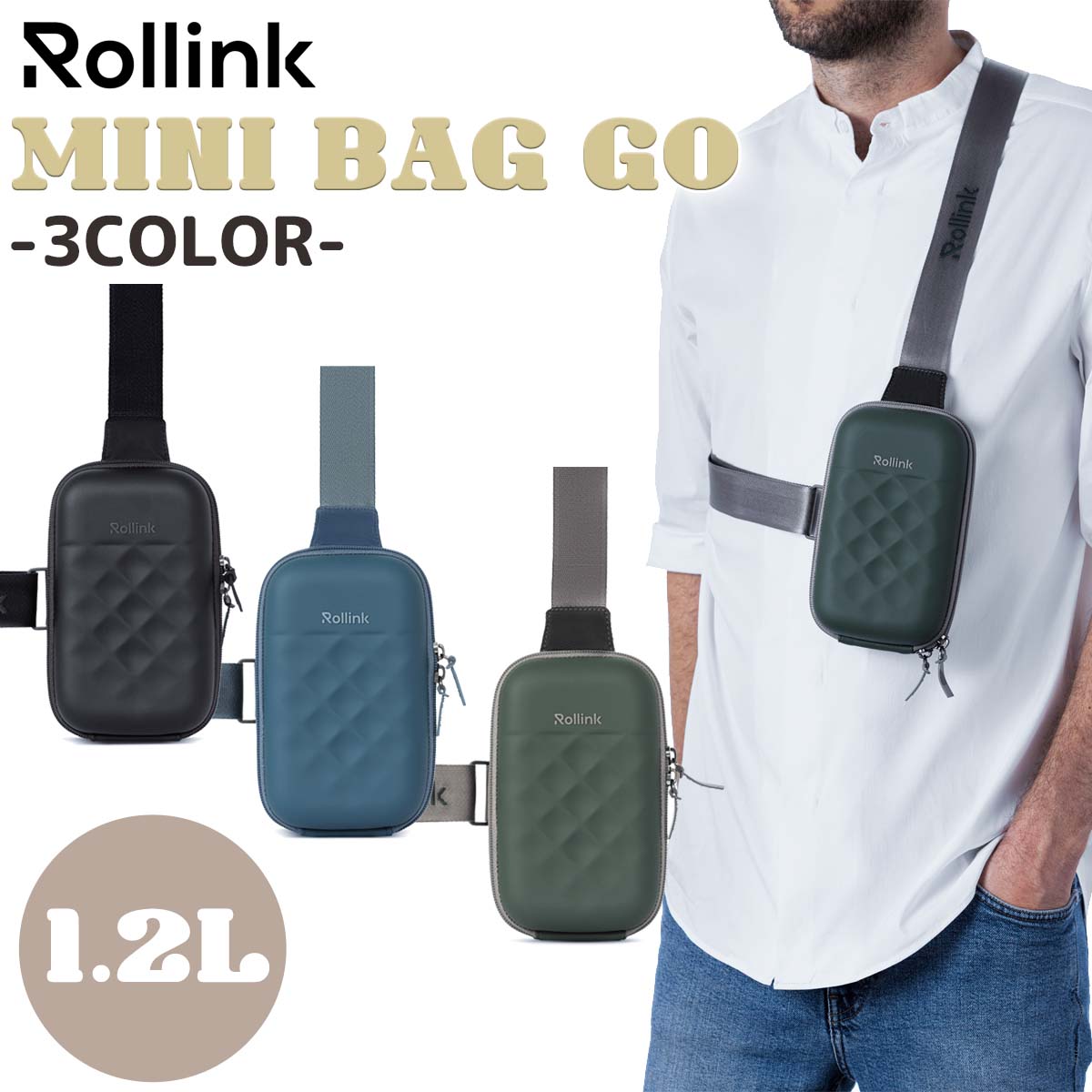 Rollink ローリンク ミニバッグ MINI BAG GO ミニ バッグ ゴー 