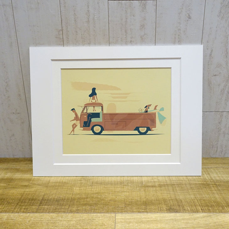 Nick Kuchar ニックカッチャー Alii Beach Magic Hour Art Print