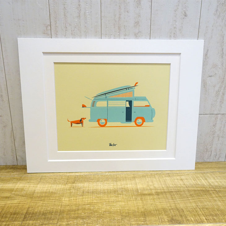Nick Kuchar ニックカッチャー Van Life ArtPrint MATTED PRINTS
