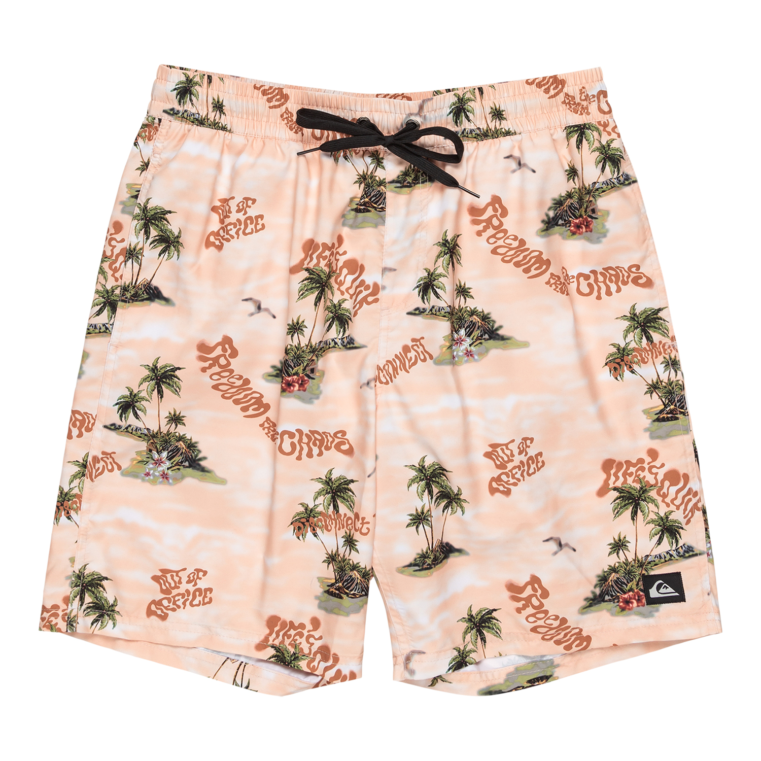 vintage Quiksilver 花柄 ショートパンツ ボードショーツ L vintage Quiksilver 花柄 ショートパンツ ボードショーツ L