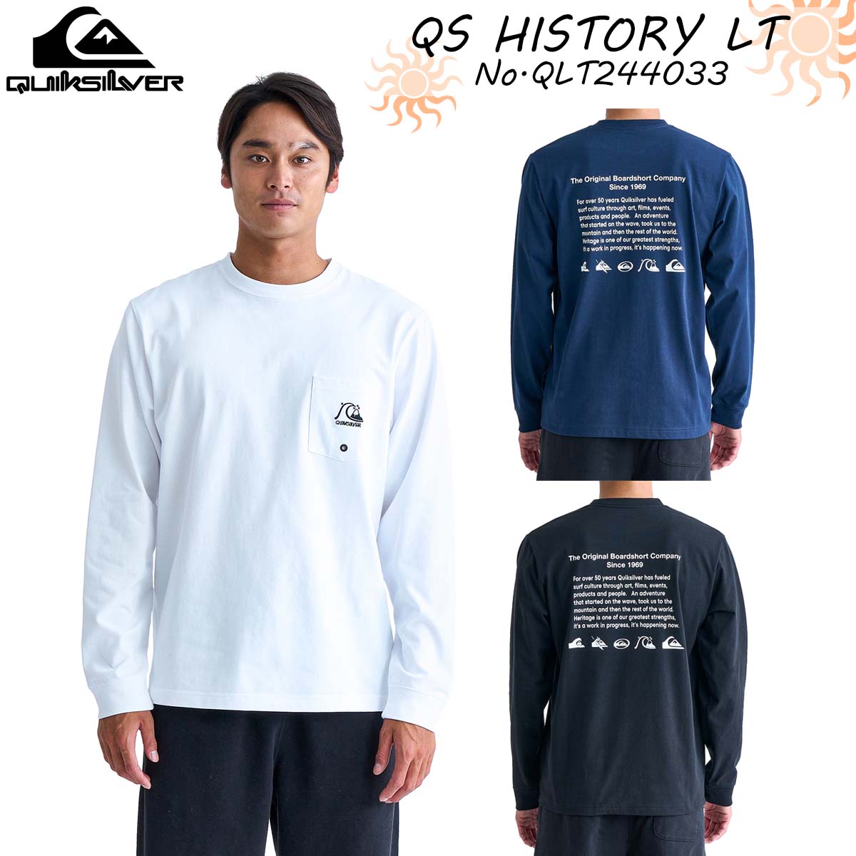 Quiksilver（クイックシルバー） 24 FW Quiksilver ロンT QS HISTORY