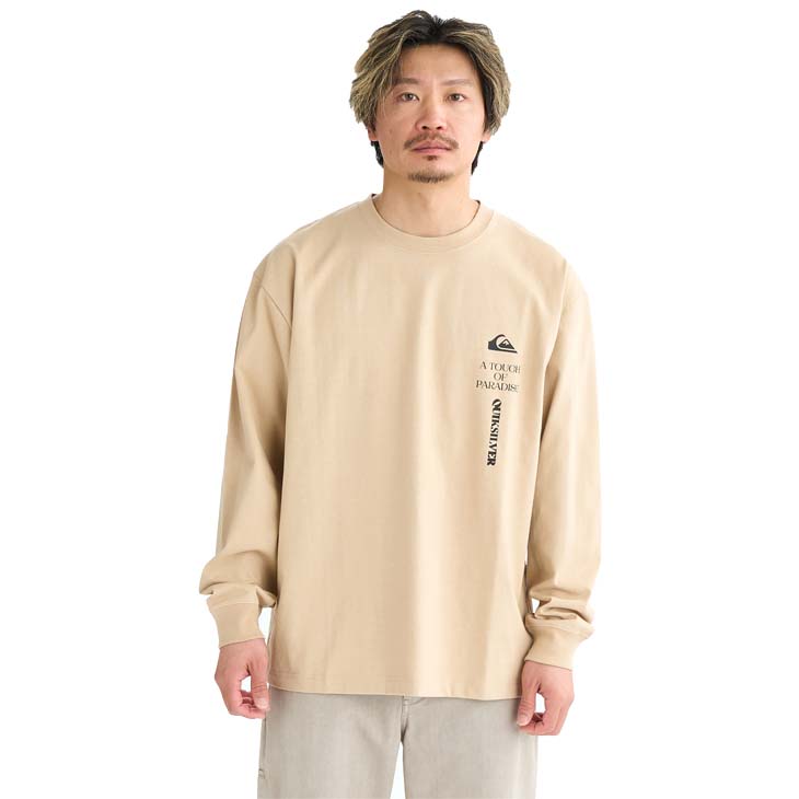 25 FW Quiksilver クイックシルバー ロンT TC VERTICAL LOGO LT 長袖 T