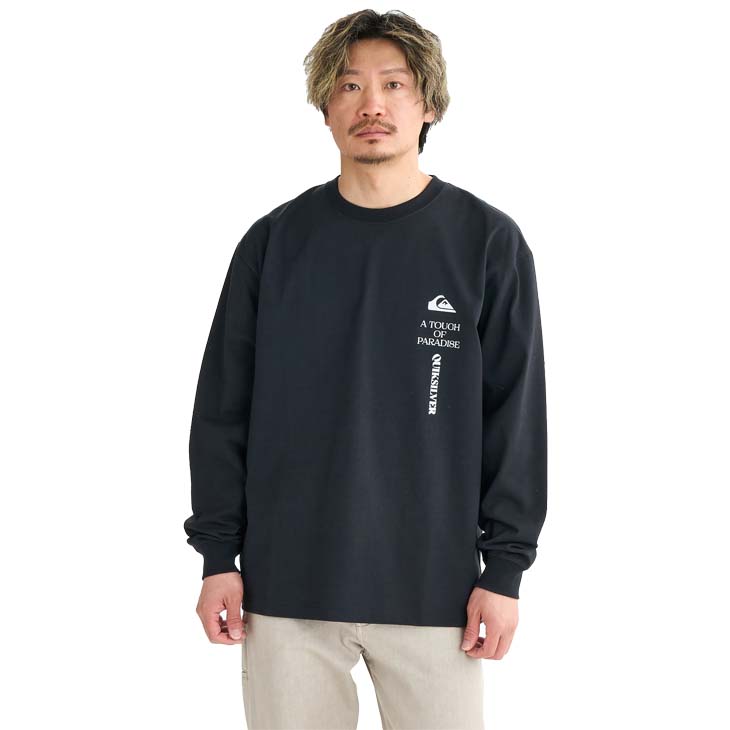 25 FW Quiksilver クイックシルバー ロンT TC VERTICAL LOGO LT 長袖 T