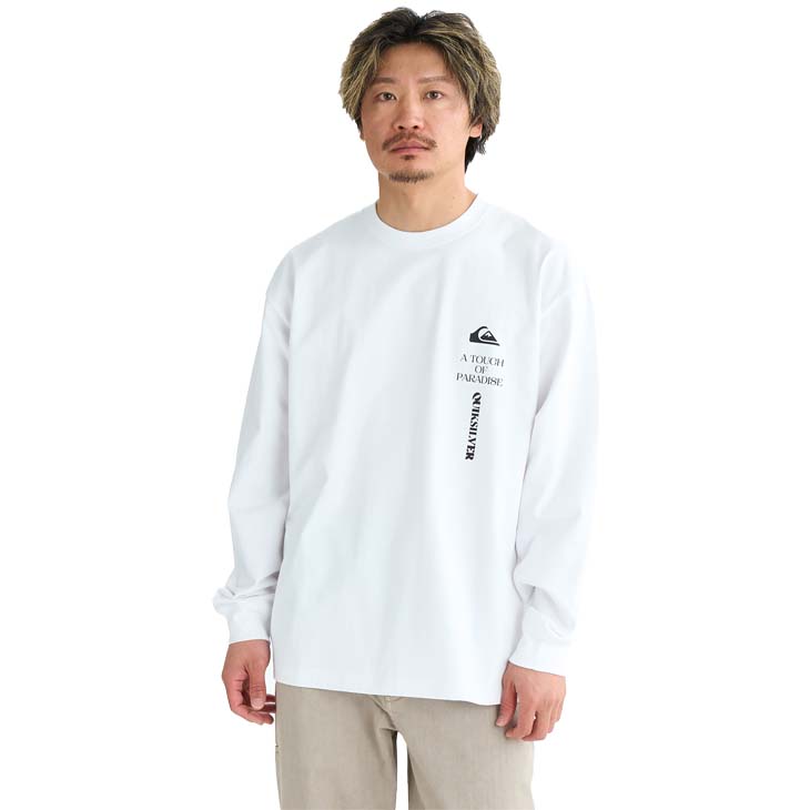 25 FW Quiksilver クイックシルバー ロンT TC VERTICAL LOGO LT 長袖 T