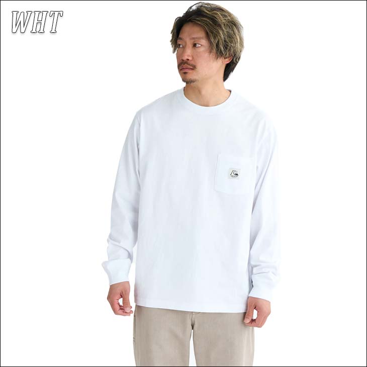 25 FW Quiksilver クイックシルバー ロンT 長袖 Tシャツ ロゴ入り