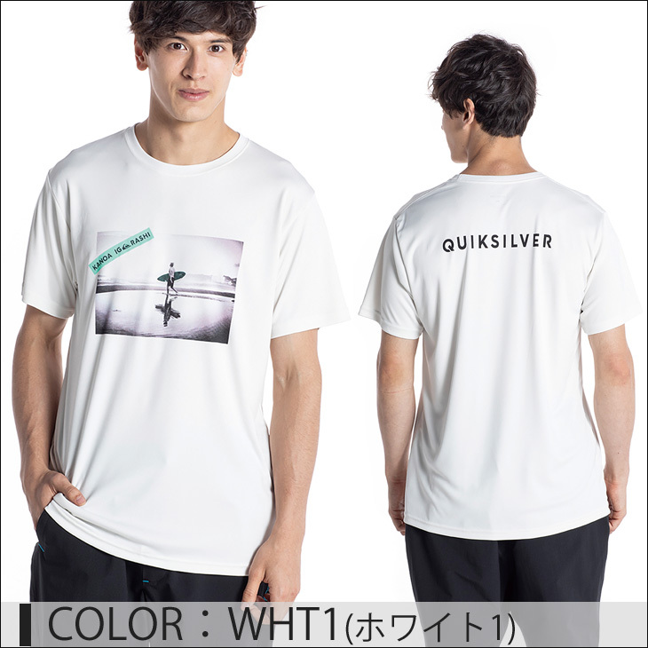 21 Quiksilver クイックシルバー ラッシュガード KANOA PHOTO SS UPF50+ 五十嵐カノア Tシャツ 半袖 メンズ  2021年春夏 QLY211083