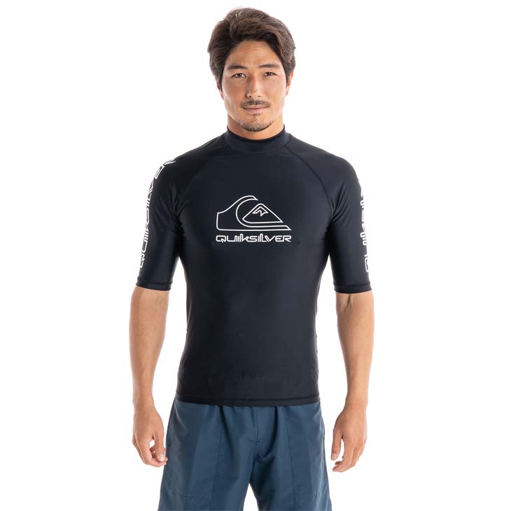 ラッシュガード メンズ クイックシルバー 半袖 23 SS Quiksilver NEW TOURS SR 伸縮性 UPF50+ サーフィン QLY231024 日本正規品｜stradiy｜06