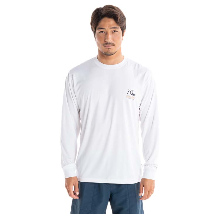 23 SS Quiksilver クイックシルバー 長袖ラッシュガード ARTS IN PALM LS UPF50+ 速乾性 メンズ QLY231033 日本正規品｜stradiy｜03