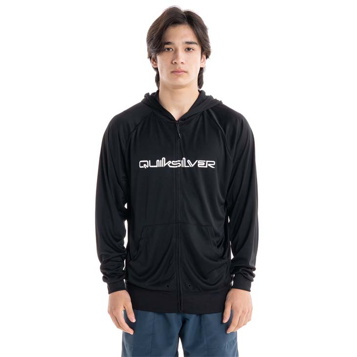 2023年3月上旬〜4月上旬出荷 予約 23 SS Quiksilver クイックシルバー 長袖ラッシュガード FRONT OMNI ZIP HOODIE パーカー UPF50+ メンズ QLY231035 日本正規品｜stradiy｜04