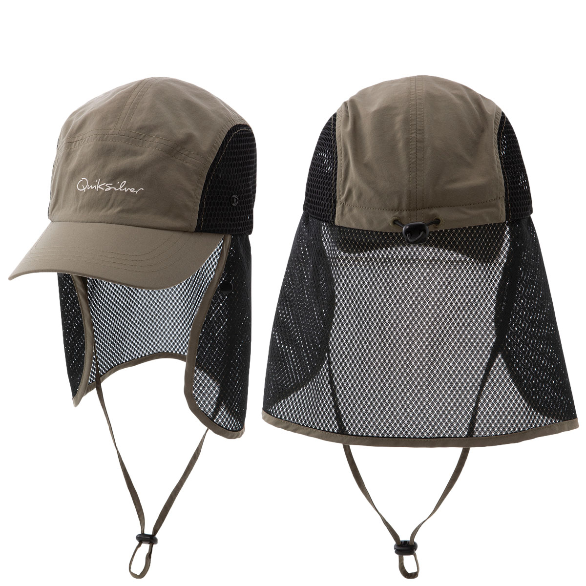 Quiksilver UPF 50+ 撥水キャップサーフィンキャップ Quiksilver WR UV SURFTRIP MESH CAP メンズ サーフハット キャップ