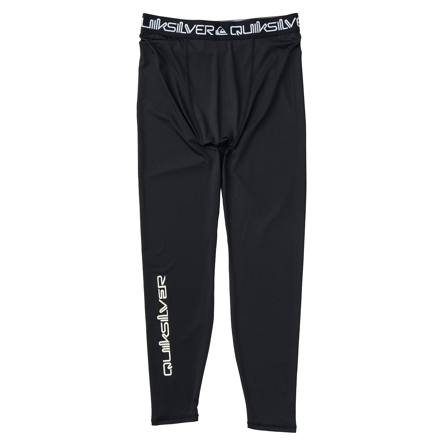 QUIKSILVER ウェア パンツ 男女兼用 Mサイズ チャコール グレー Quiksilver 25 QUIKSILVER クイックシルバー ラッシュレギンス
