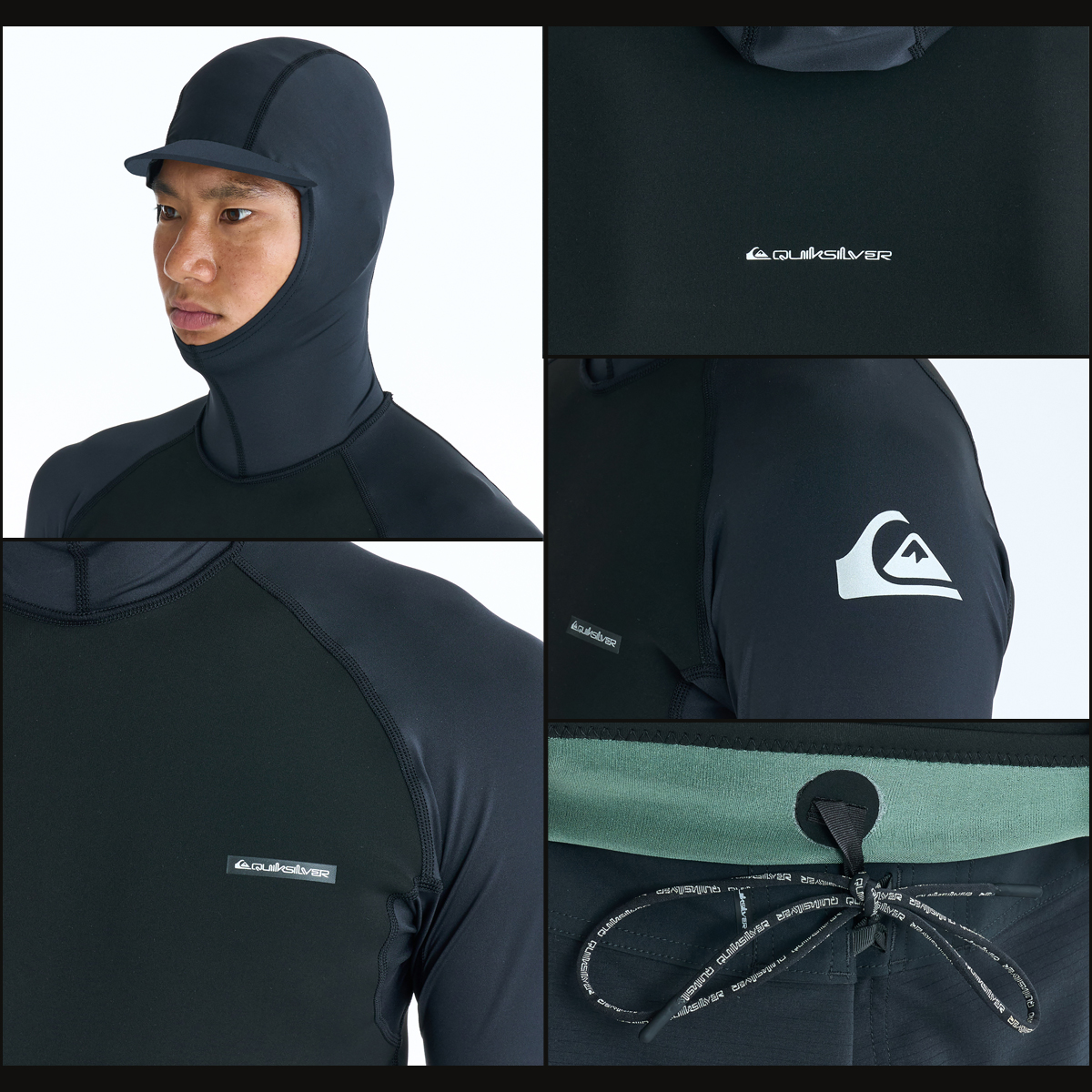 Quiksilver（クイックシルバー） 26 QUIKSILVER フード付き長袖