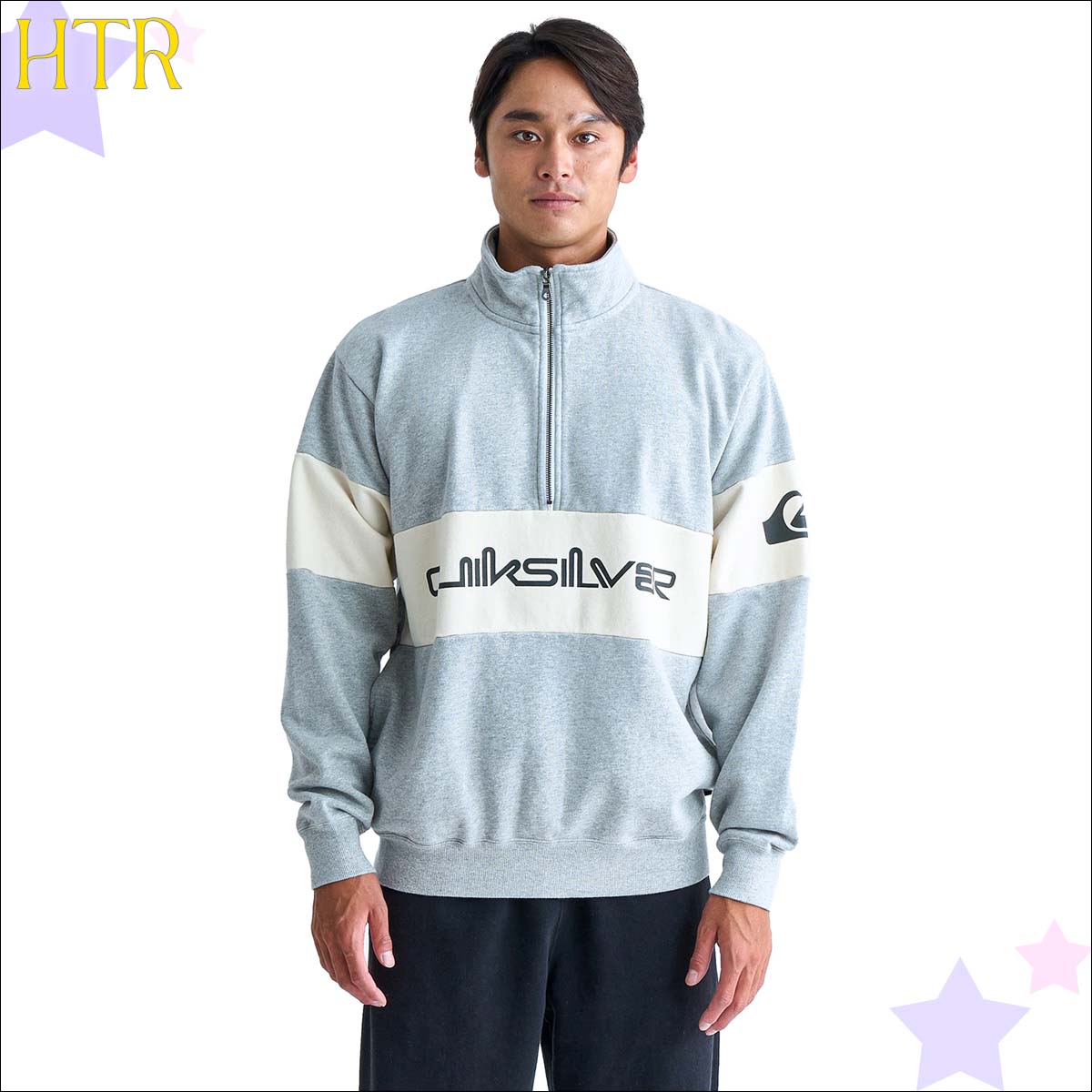 QUIKSILVER 上下セットグレー系 スノーボードウェア メンズ 上下セット セットアップ スキー
