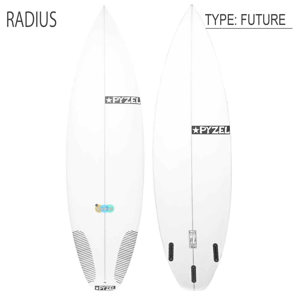PYZEL SURFBOARDS RADIUS ラディウス PU パイゼル SURFBOARDS