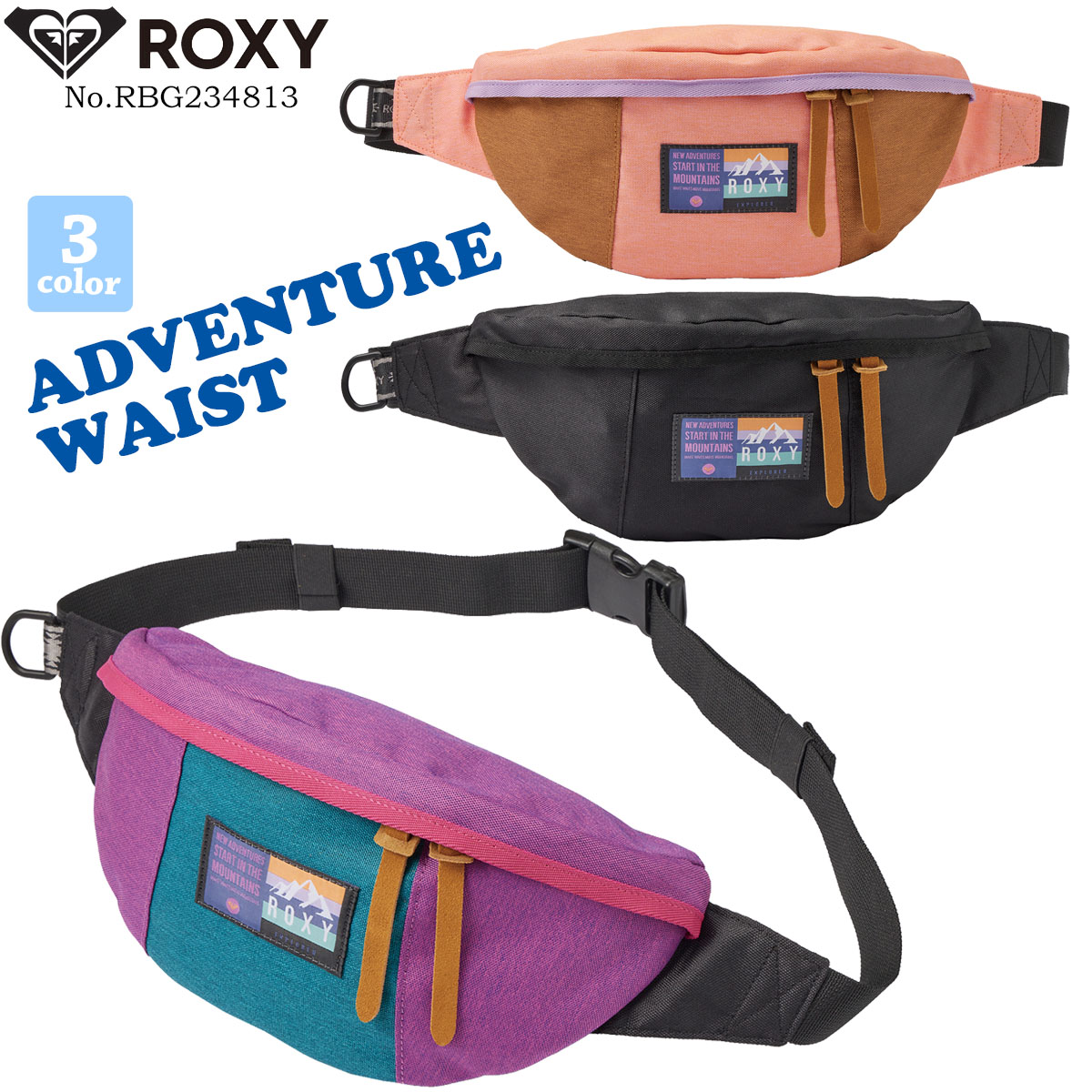 ROXY（ロキシー） 23 FW ROXY ウエストポーチ ADVENTURE WAIST バッグ