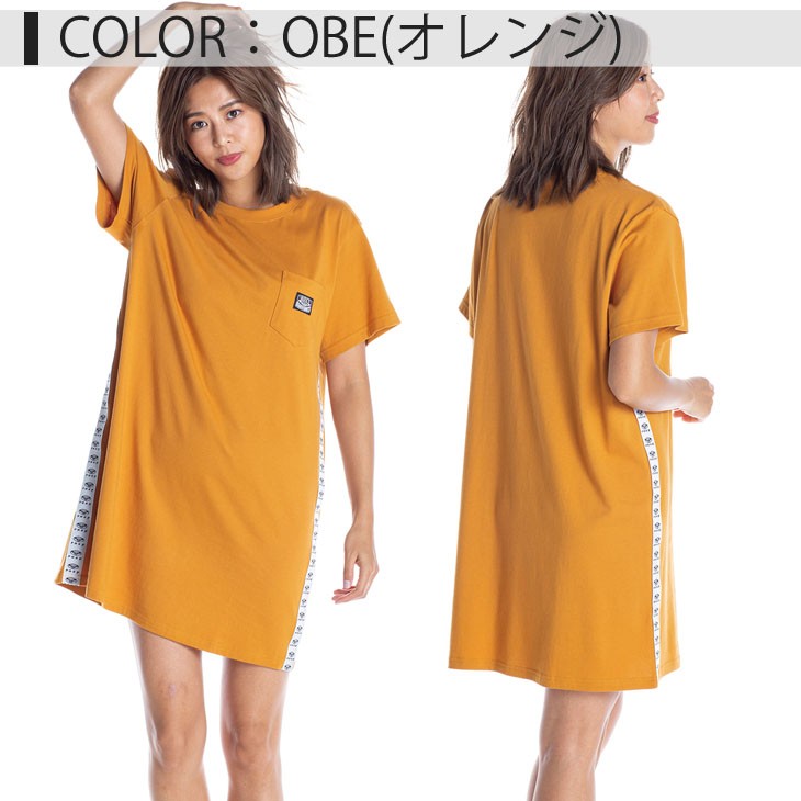 ROXY（ロキシー） 20 ROXY ワンピース RETRO LINE DRESS 半袖 Tシャツ