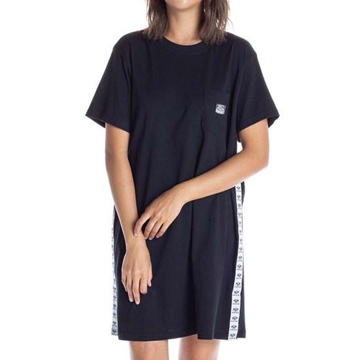 ROXY 20 ロキシー ワンピース RETRO LINE DRESS 半袖 Tシャツ