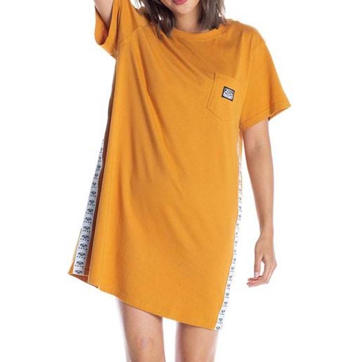 ROXY（ロキシー） 20 ROXY ワンピース RETRO LINE DRESS 半袖 Tシャツ