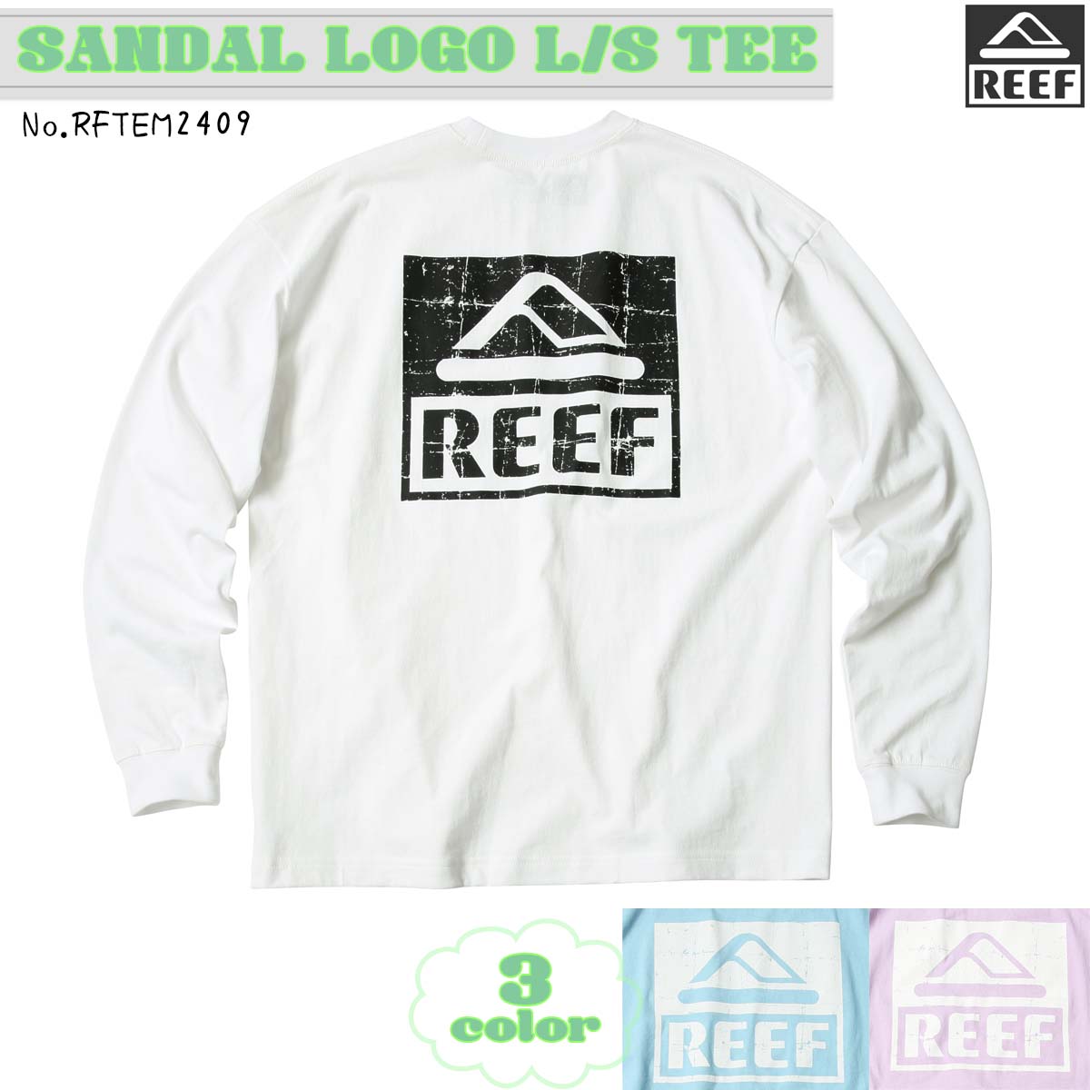 ファリファリ　Tシャツ　リーフ rftem2409-1.jpg