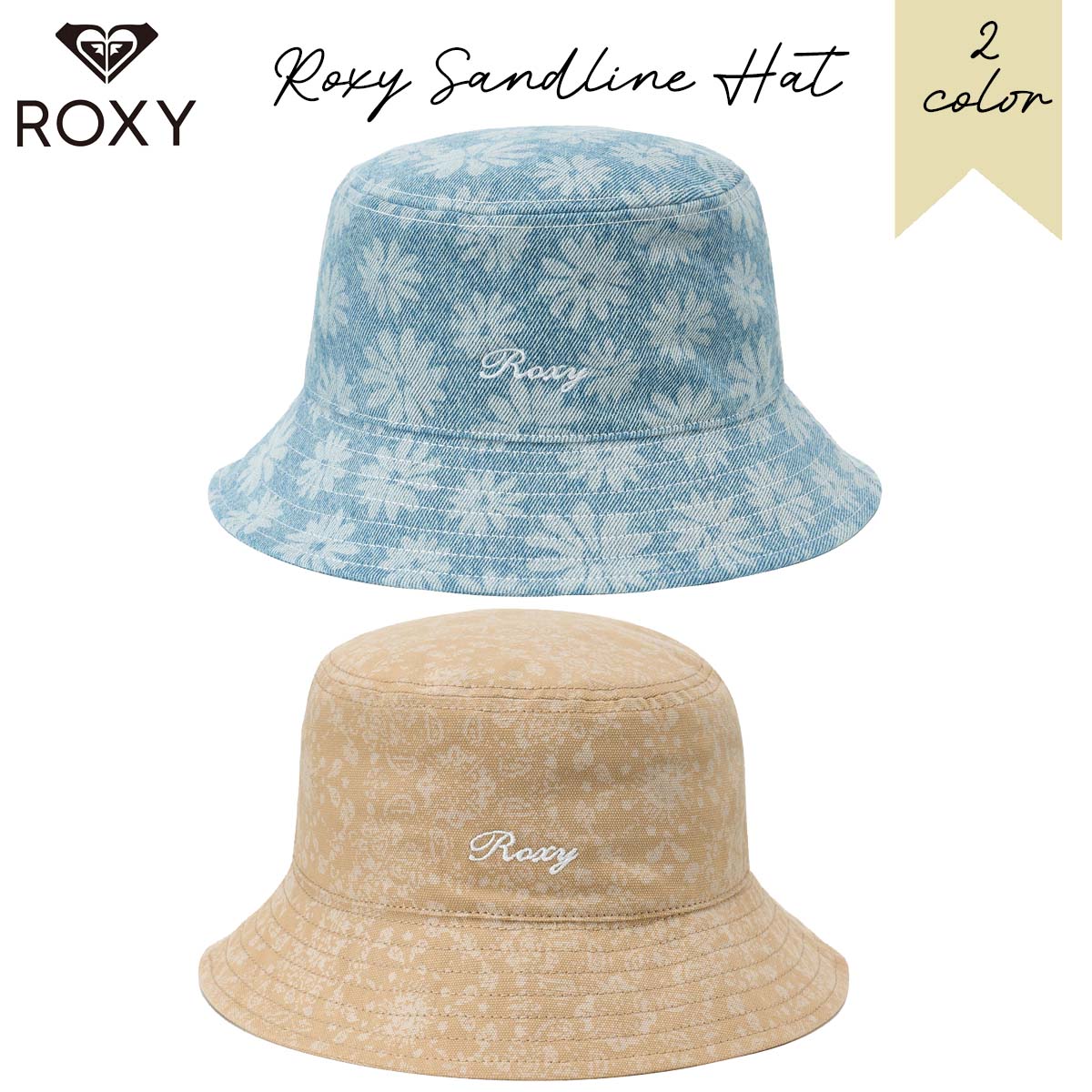 ROXY（ロキシー） 26 SS ROXY ハット サンドライン 帽子 バケット