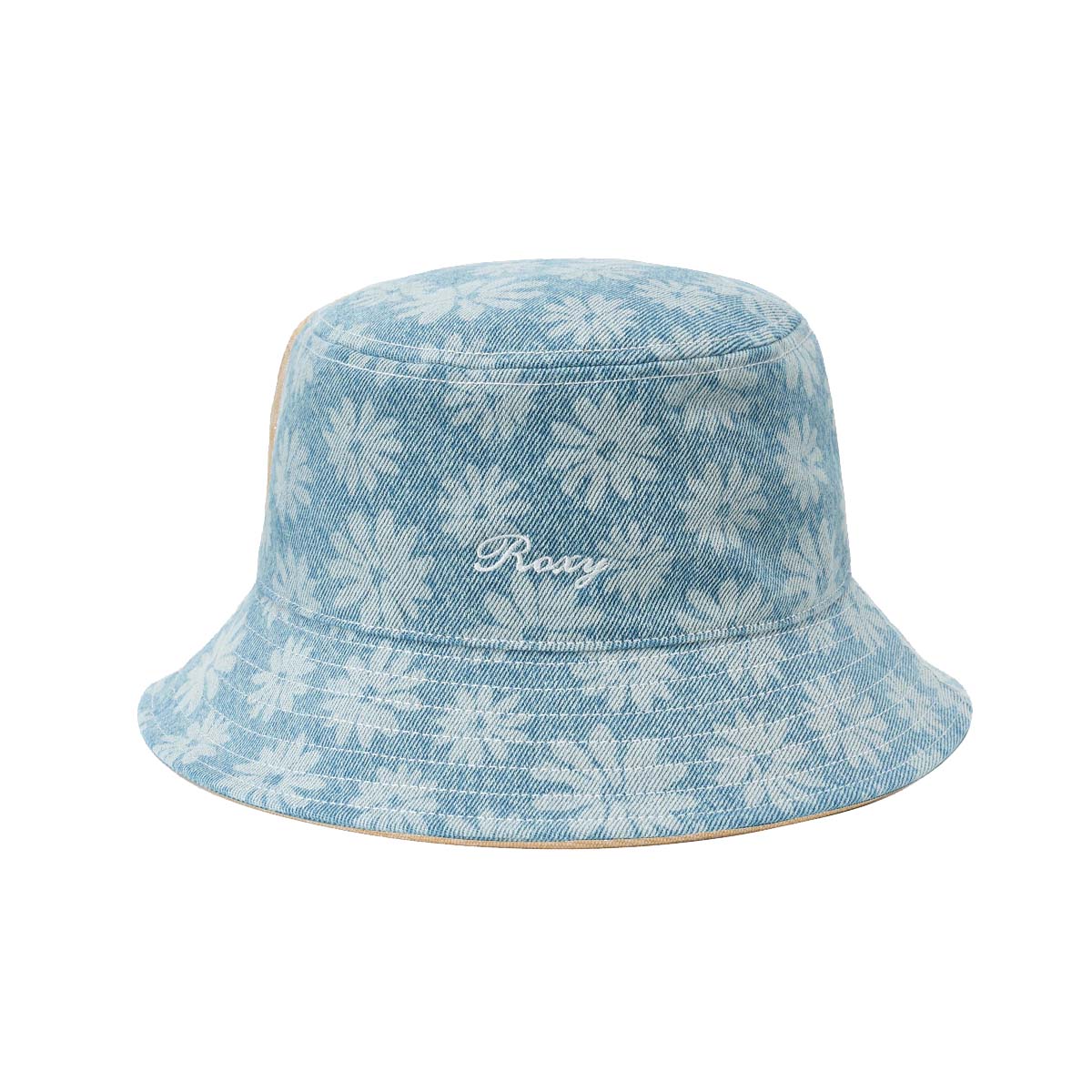 【新品未使用】【希少】 ROCAWEAR ロカウェア バケットハット 総柄 ROXY（ロキシー） 26 SS ROXY ハット サンドライン 帽子 バケット
