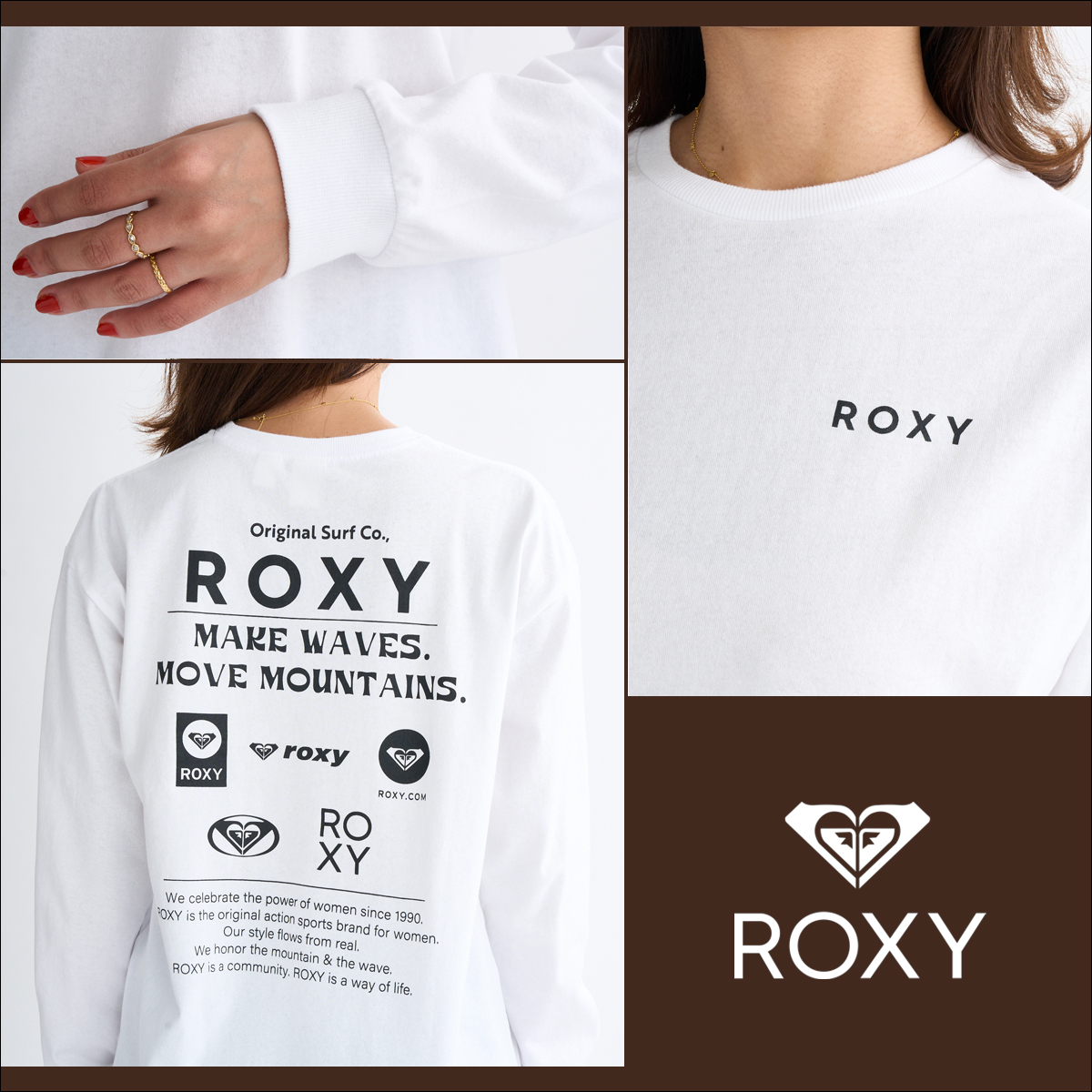 ROXY（ロキシー） 25 FW ROXY ロンT HISTORICAL LOGO L/S TEE長袖