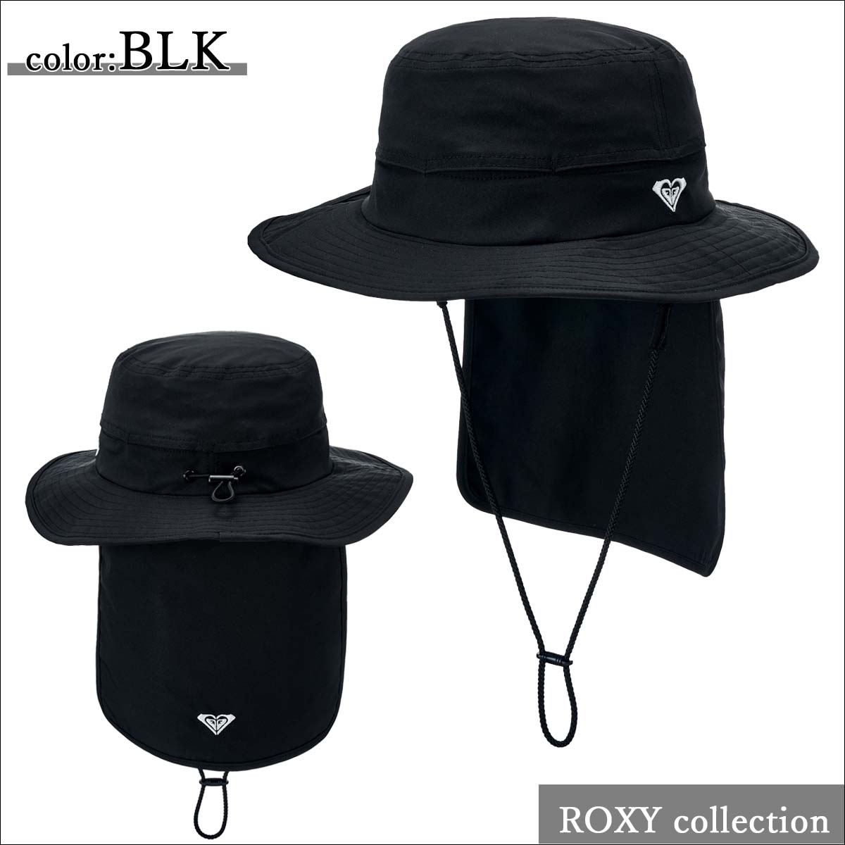 ROXY（ロキシー） 26 SS ROXY サーフハット 帽子 UVカット あご紐 大人