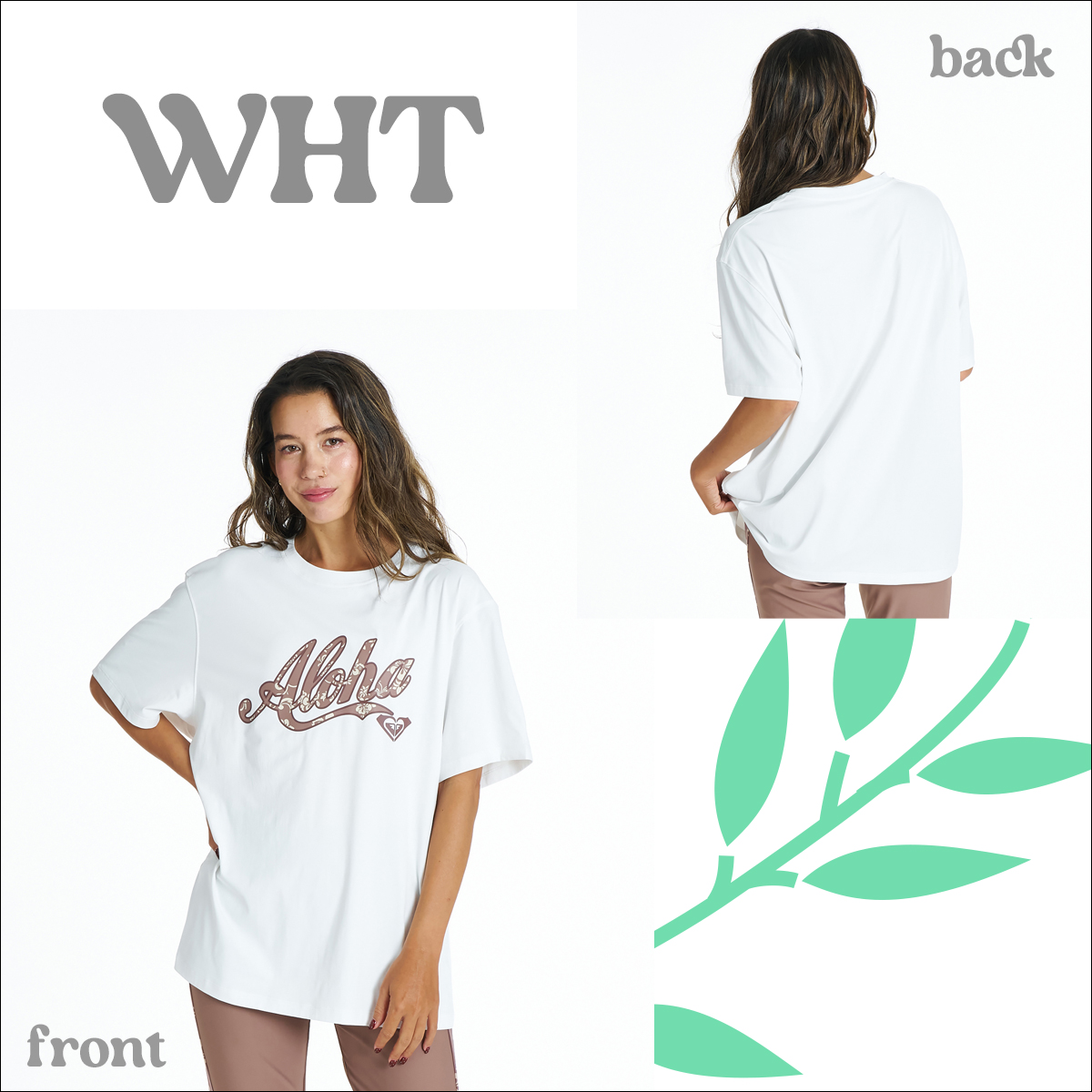 ROXY（ロキシー） 26 HS ROXY ラッシュ Tシャツ HIBISCUS COVE TEE