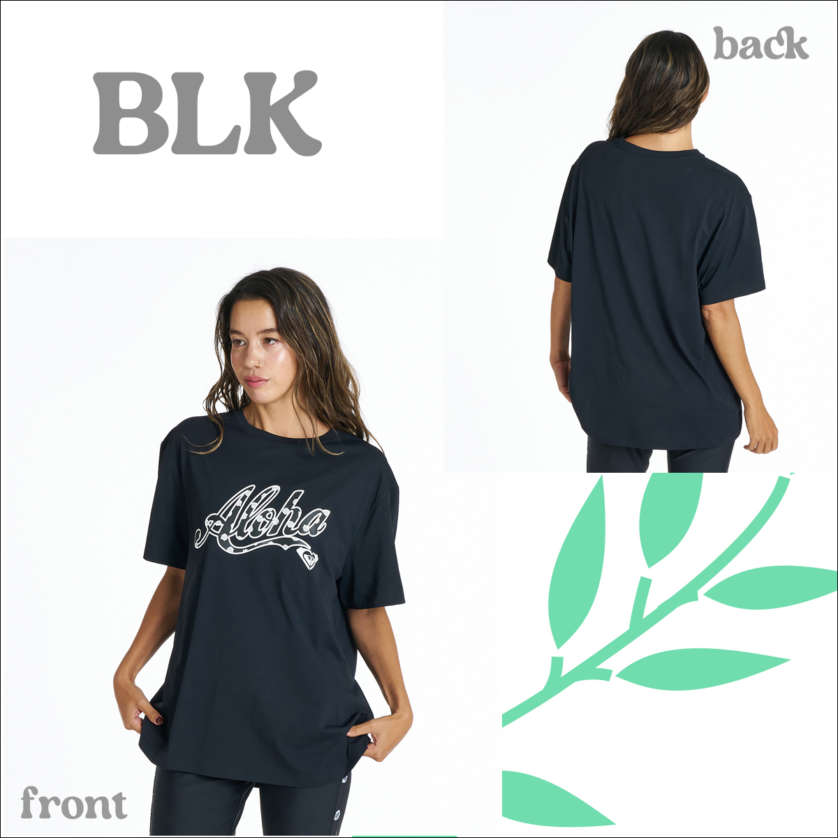 ROXY（ロキシー） 26 HS ROXY ラッシュ Tシャツ HIBISCUS COVE TEE