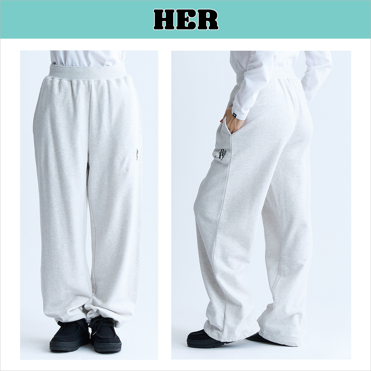 ROXY（ロキシー） 24 ROXY スウェットパンツ BORN TO BE ROXY PANTS