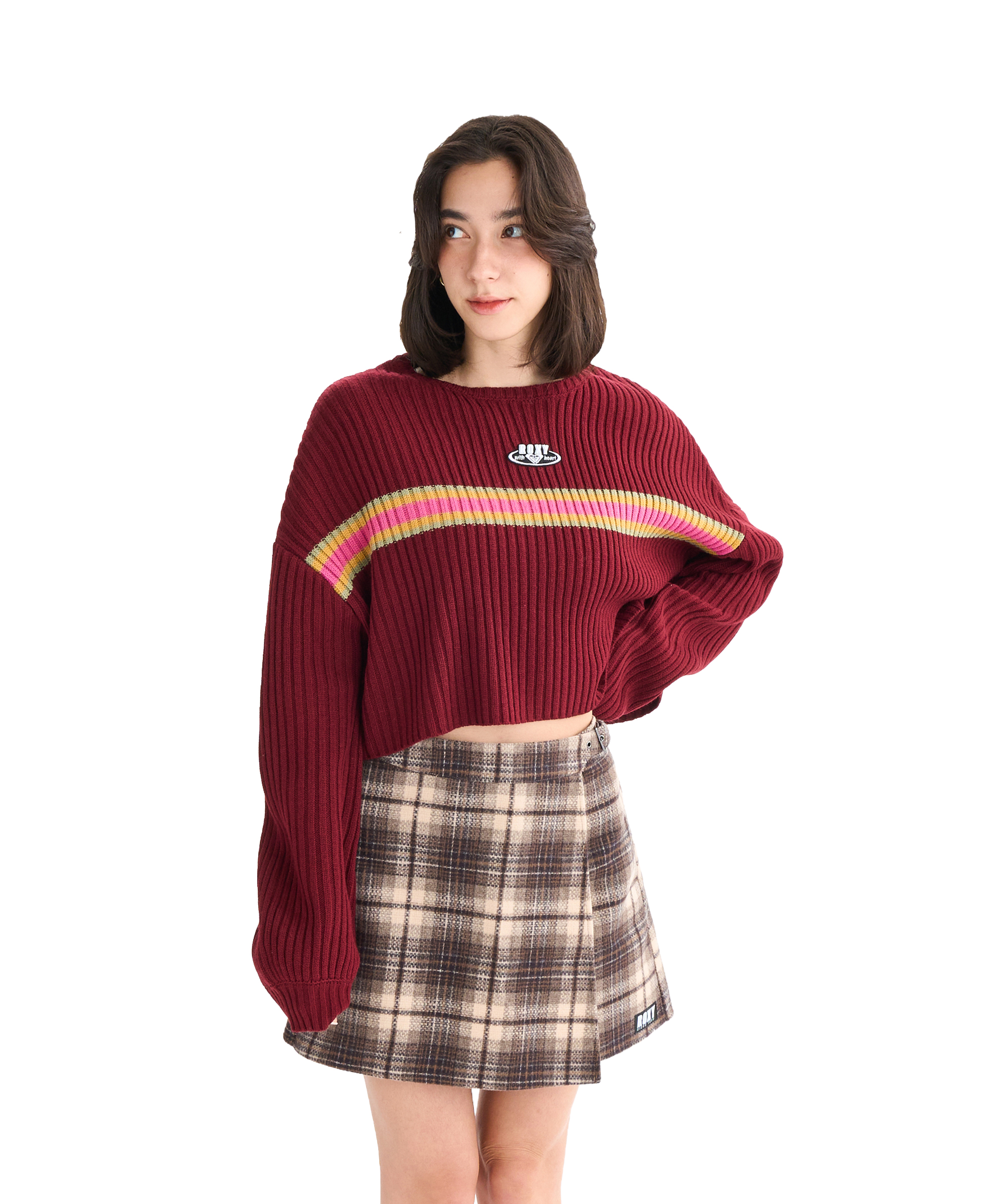 ROXY（ロキシー） 25 FW ROXY ニット HORIZON SWEATER リブ編みニット