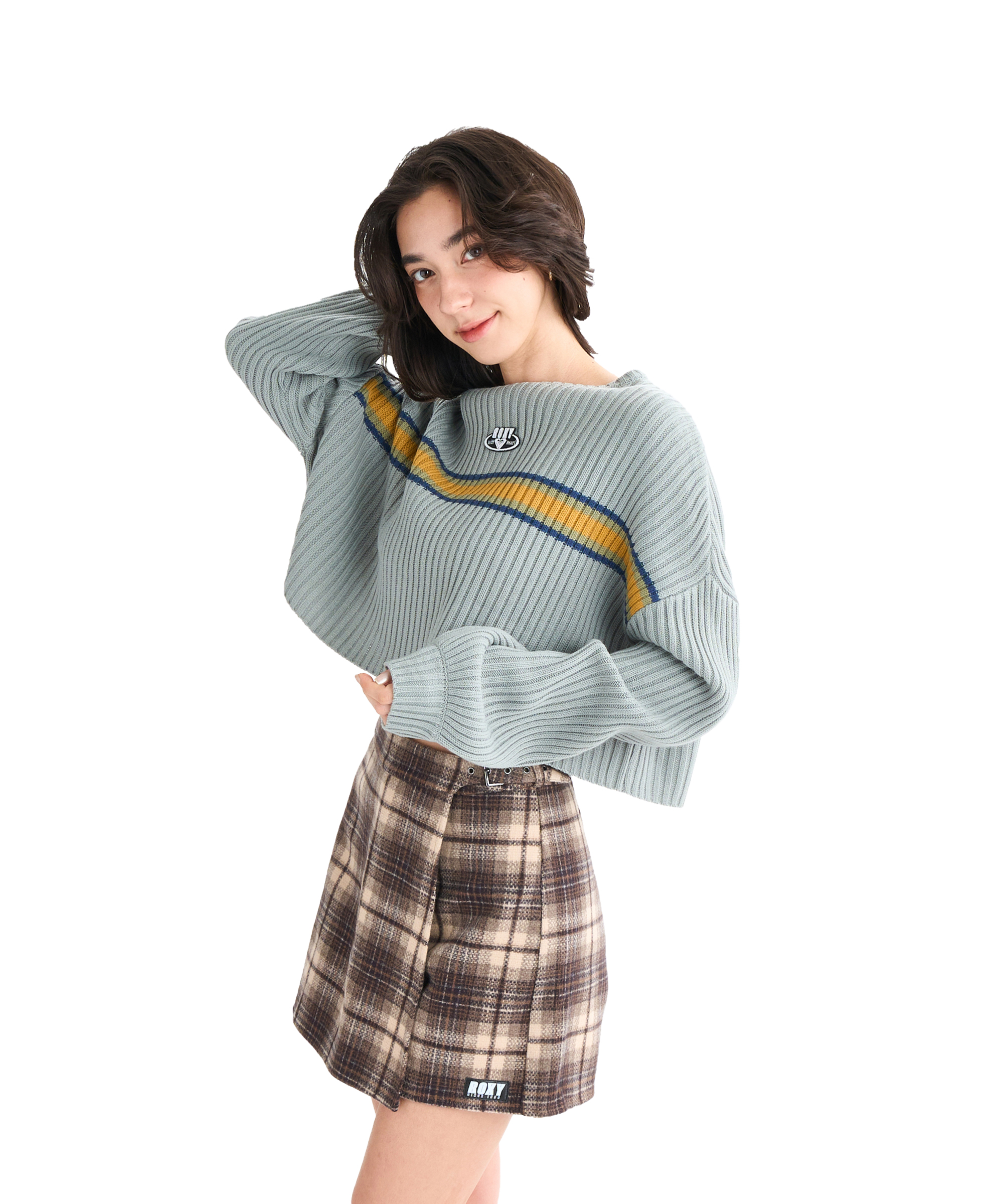 ROXY（ロキシー） 25 FW ROXY ニット HORIZON SWEATER リブ編みニット