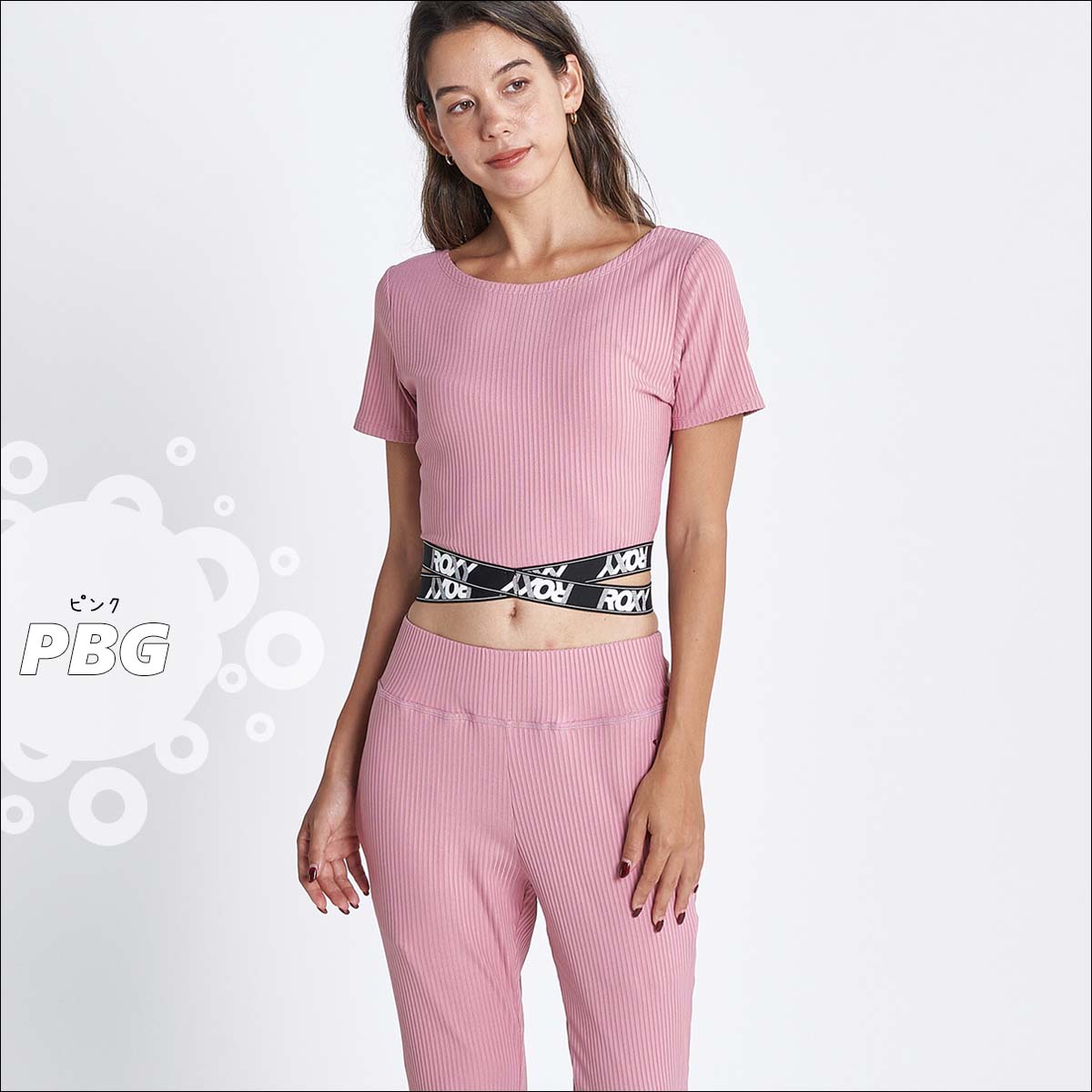 ROXY（ロキシー） 23 SS ROXY トップス MISSION RIB TEE 半袖
