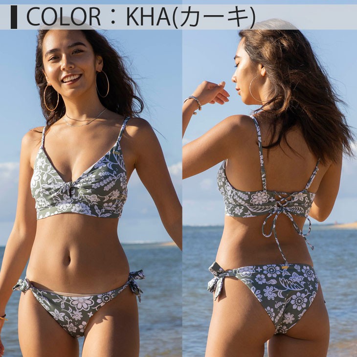 未使用品VINTAGE FLOWER/ロキシーコラボビキニ ROXY（ロキシー）の「VINTAGE FLOWER/ロキシーコラボビキニ(水着