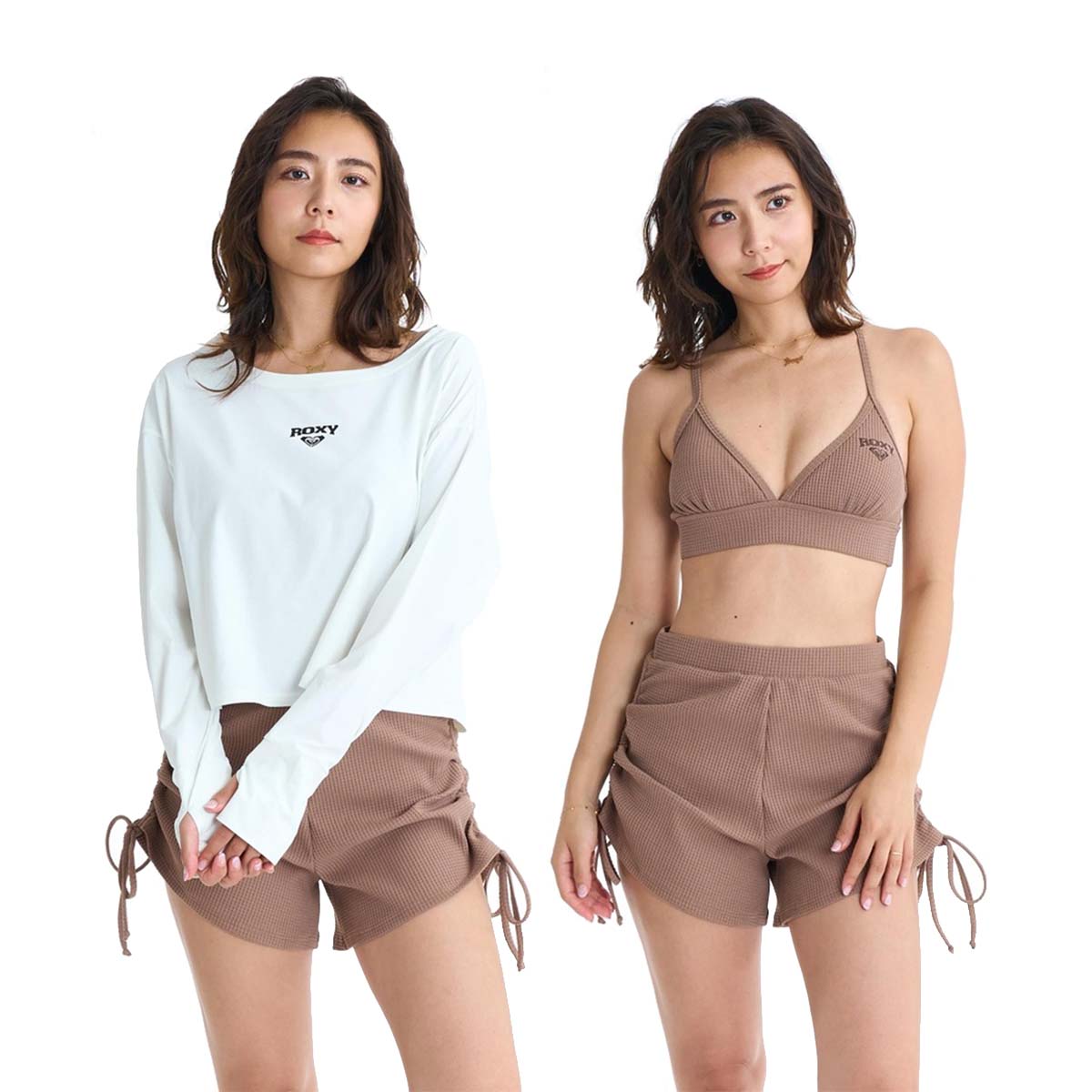 ROXY（ロキシー） 26 SS ROXY 水着 スイムウェア 3点セット ラッシュ