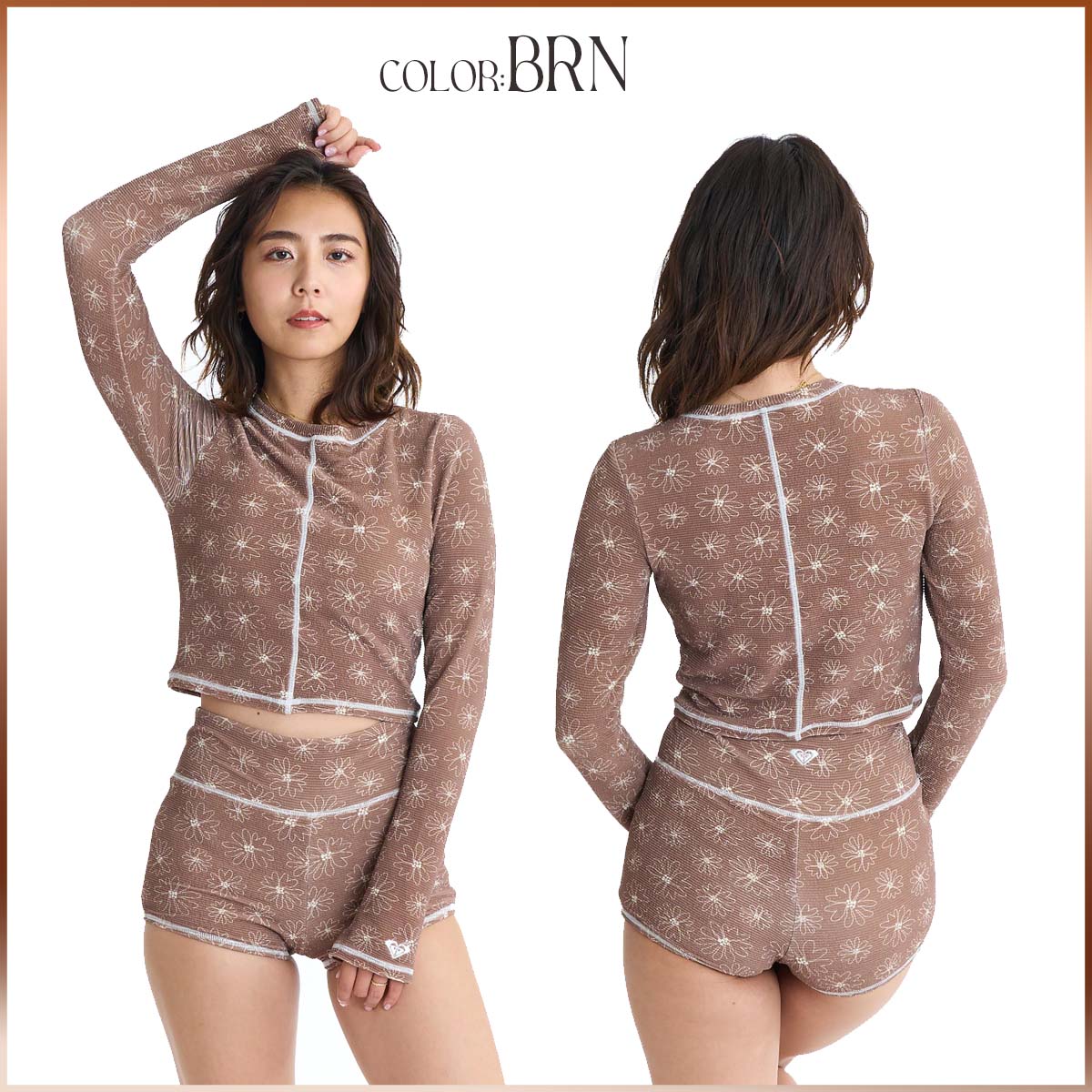 ROXY（ロキシー） 26 SS ROXY 水着 カーム ライド スイムウェア 長袖
