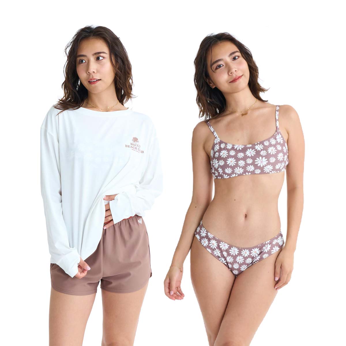 ROXY（ロキシー） 26 SS ROXY 水着 スイムウェア 4点セット ラッシュ