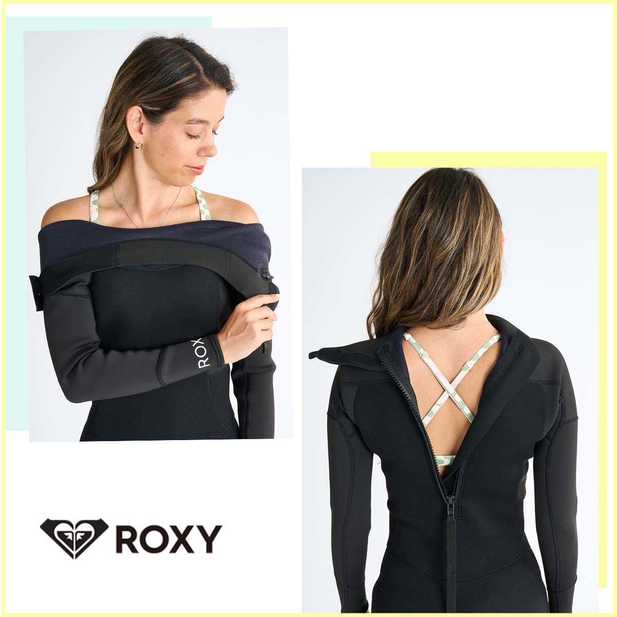 25年3月上〜4月上 予約 25 SS ROXY ロキシー ロンスプ ウエットスーツ 2/2 SWELL SERIES BZ LS SP  FLATLOCK レディース RWT251708 日本正規品
