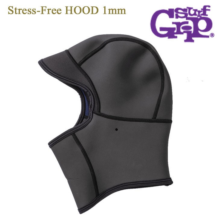 新品 SURFGRIP ストレスフリー フード 1mmMサーフィン 防寒 23-24 SURFGRIP サーフグリップ フード ストレスフリー 1mm 2023