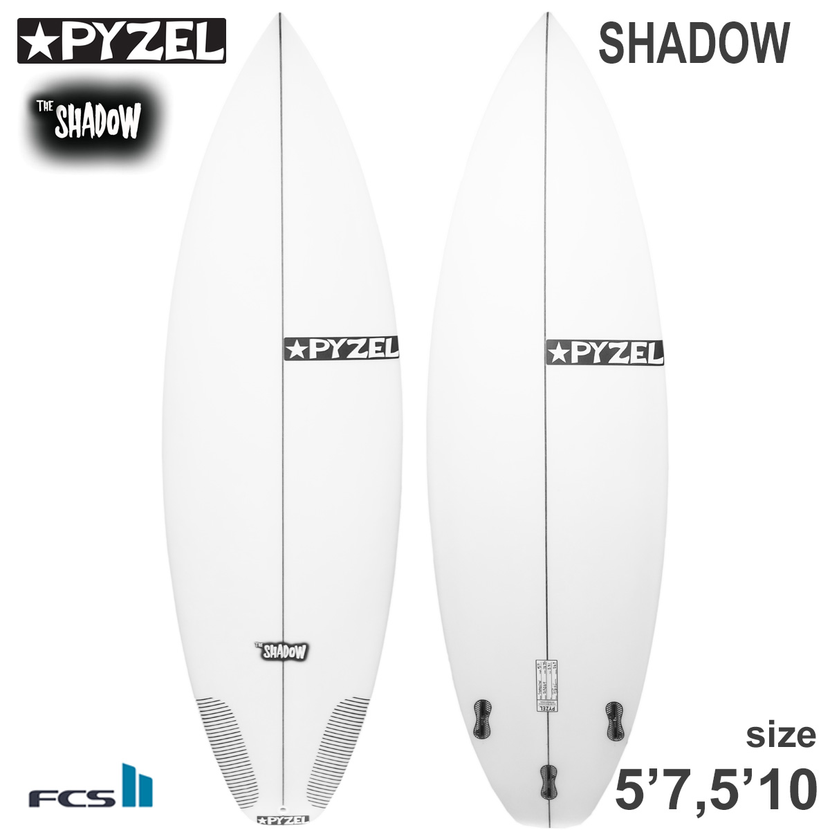 22 パイゼルサーフボード PYZEL SURFBOARDS SHADOW シャドウ PU サーフボード 2022年 日本正規品