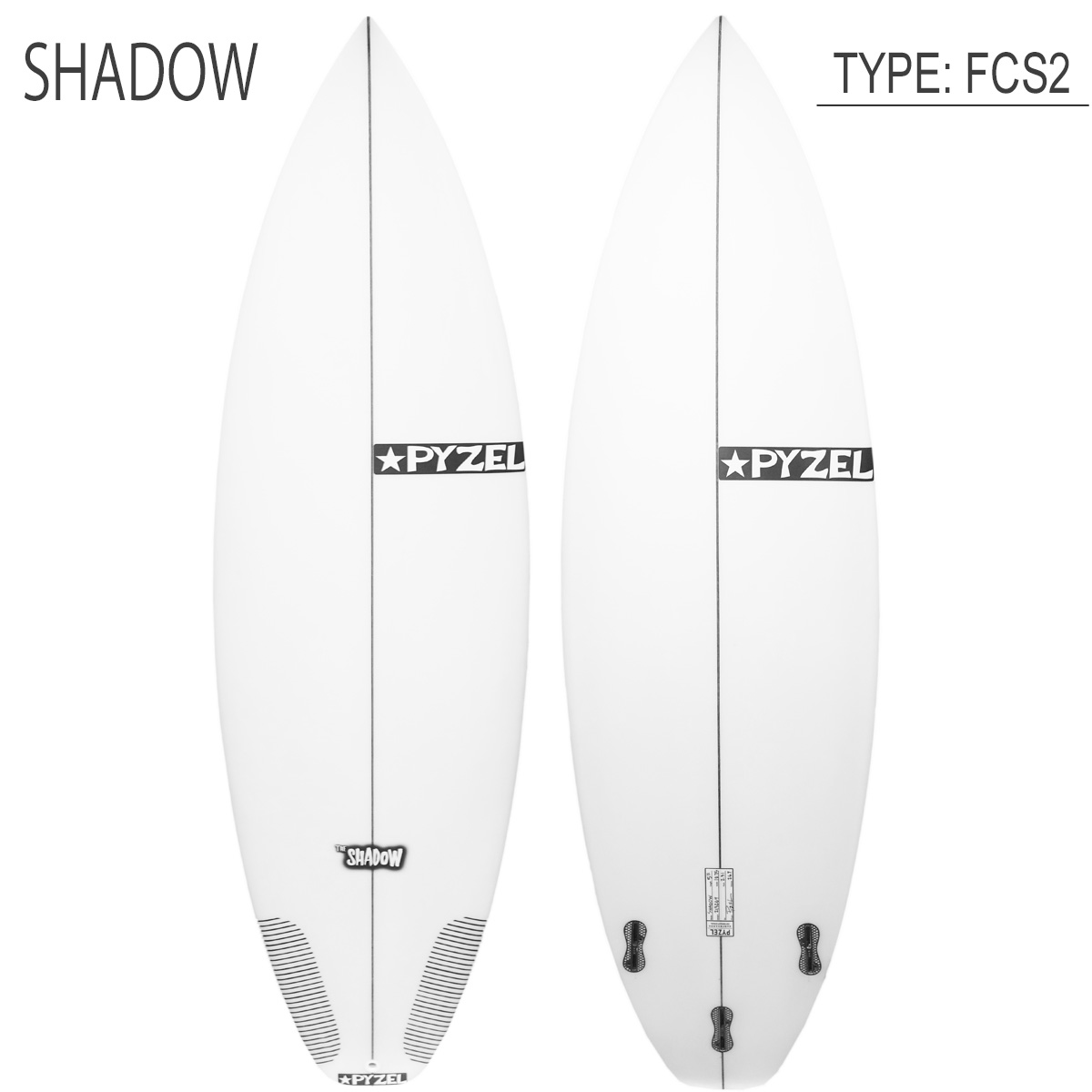 PYZEL パイゼル SHADOW シャドウ フィン・ケース付き！ PYZEL パイゼル SHADOW シャドウ フィン・ケース付き！