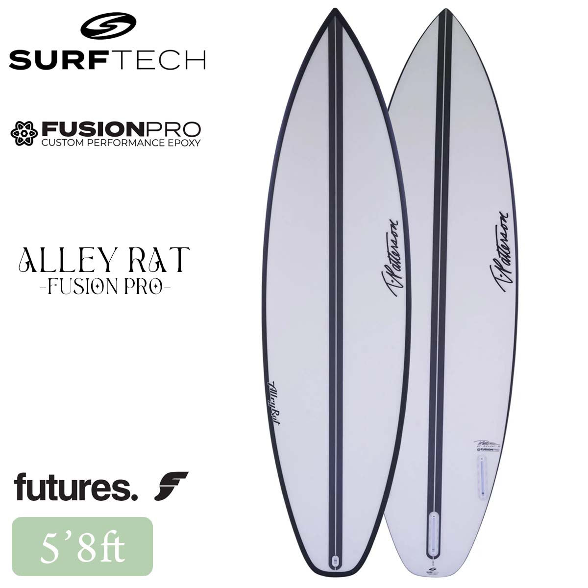 26 SURFTECH サーフテック サーフボード ALLEY RAT 5'8 5.8 ショート