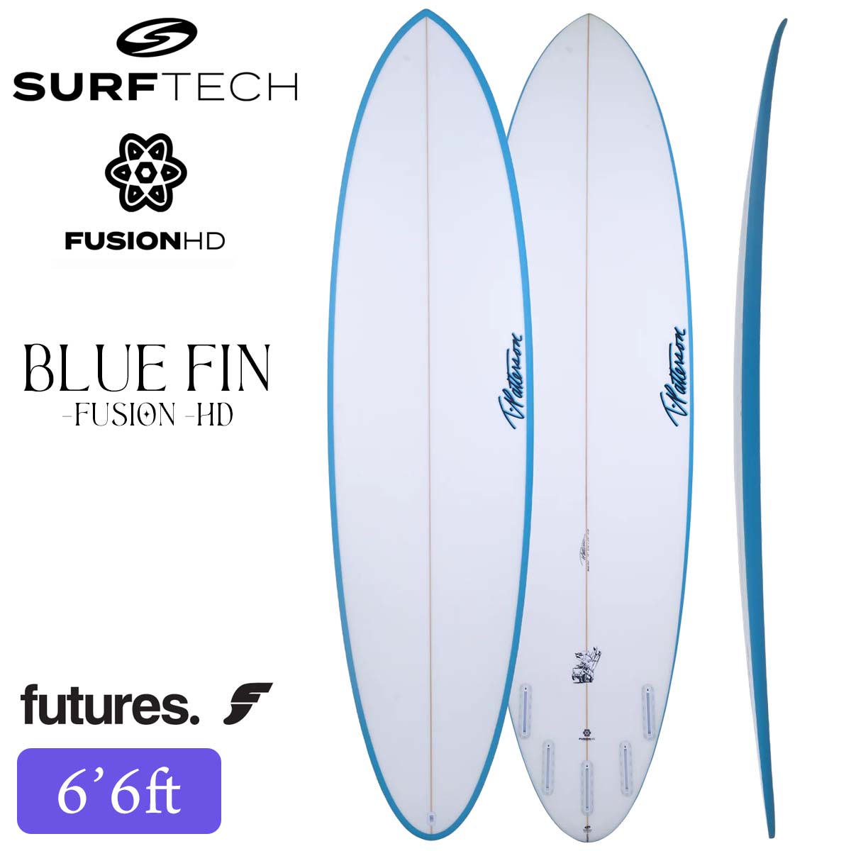 SURFTECH サーフテック サーフボード BLUE FIN 6'6 6.6 ショートボード
